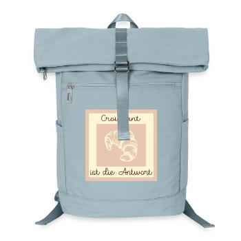 CROISSANT LIEBE ANTWORT - Laptop-Rucksack  - Eisblau - Vorne