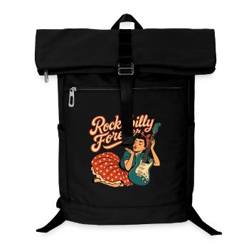 Rockabilly Forever Air Kiss Woman 50s Gift - Laptop Backpack - black - Front