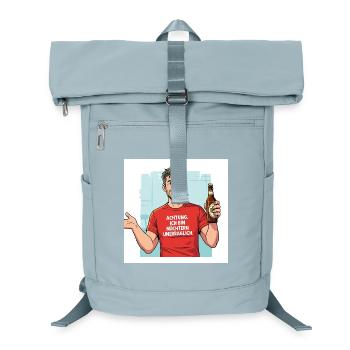 Humorous friendship design with beer motif - Laptop Backpack - ice blue - Front