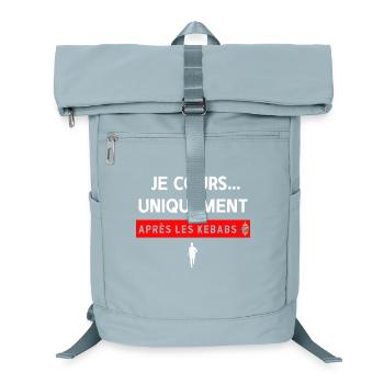 kebab - Laptop Backpack - ice blue - Front