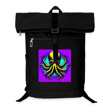 Octopus - Laptop Backpack - black - Front