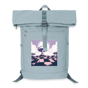 Dreamscape Pilz-Wunderland - Laptop-Rucksack  - Eisblau - Vorne