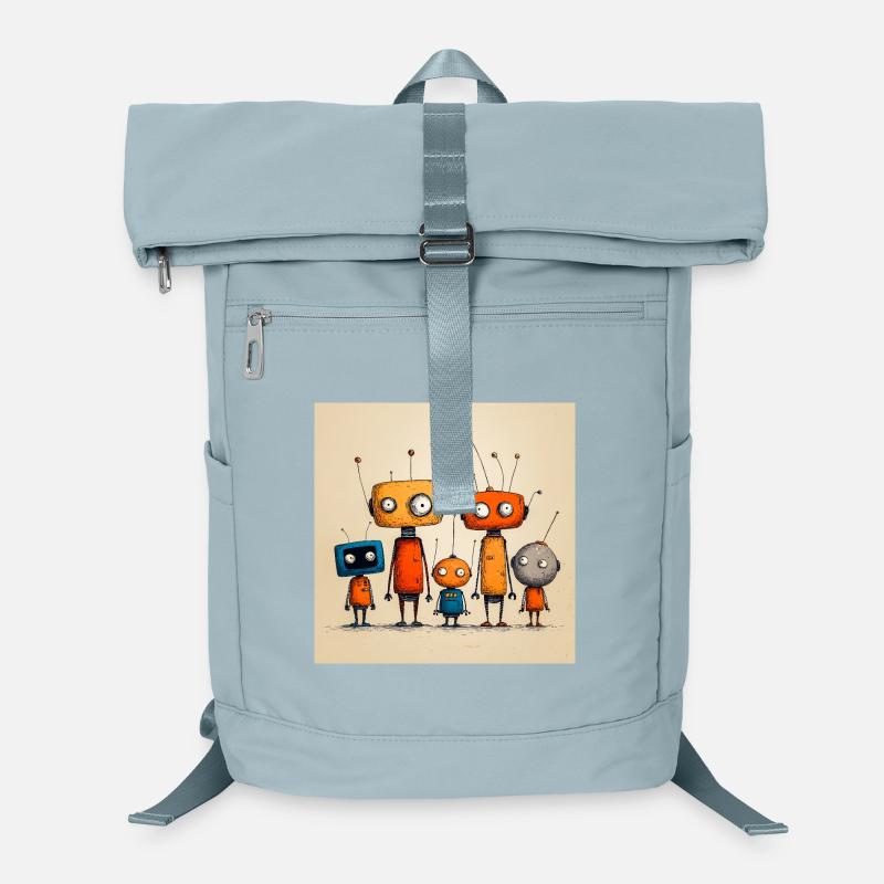 Childish Friendly Robot Laptop Backpack