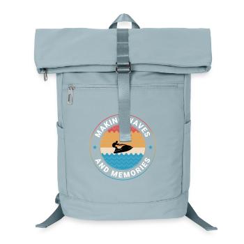 Rétro Sunset Wave Rider - Sac à dos ordinateur - bleu glacier - Devant