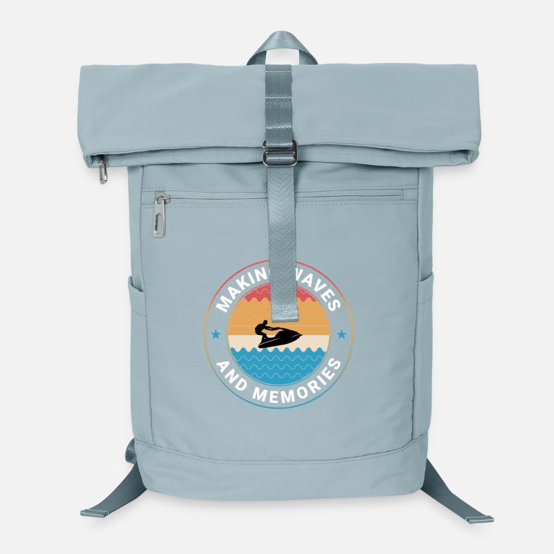 Rétro Sunset Wave Rider Sac à dos ordinateur