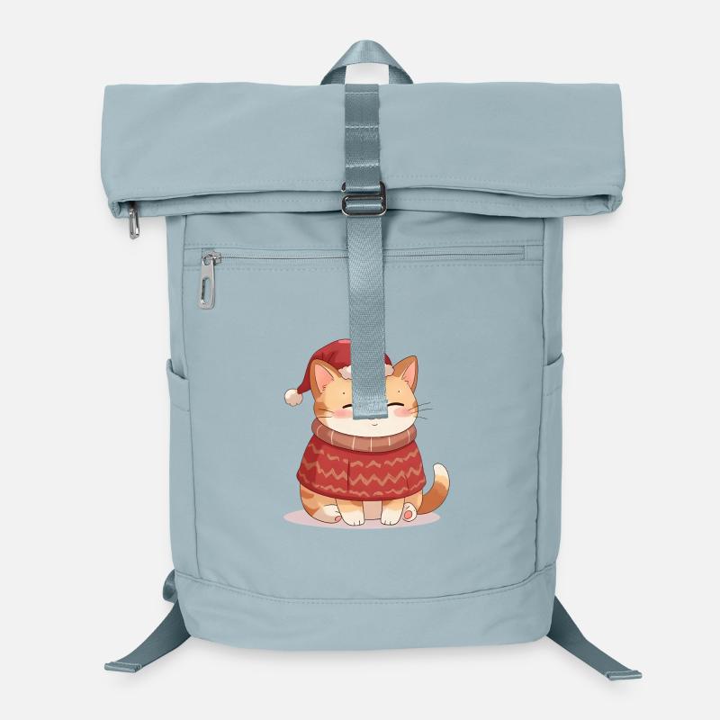 Anime Katze im Weihnachtspullover - Christmas  Laptop-Rucksack 