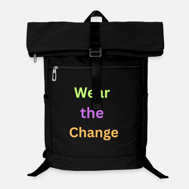 Renforcer la conception typographique du futur - Sac à dos ordinateur - noir