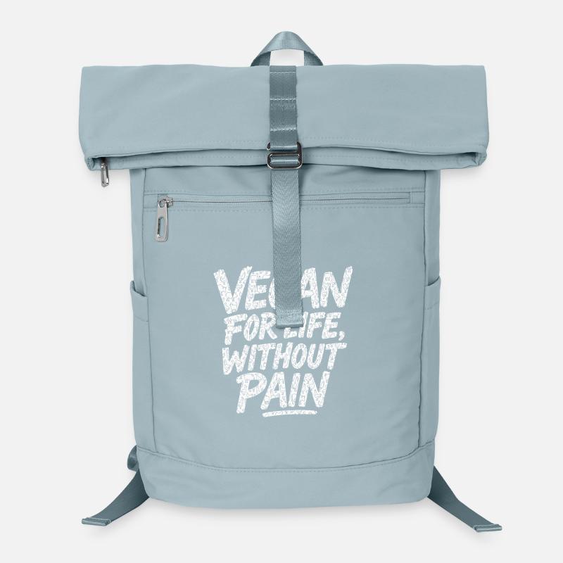Veganer Lebensstil Slogan Laptop-Rucksack 