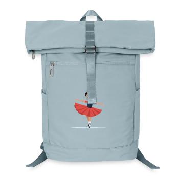 Danseuse en tutu coloré et élégant - Sac à dos ordinateur - bleu glacier - Devant