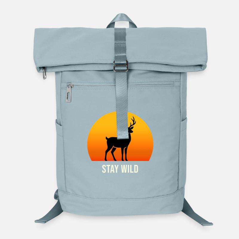 Deer at sunset – Stay Wild Laptop Backpack