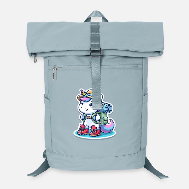 Adventure unicorn with backpack & hiking boots Laptop Backpack