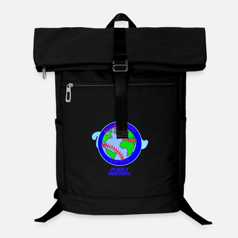 Carte du monde Écusson de l’équipe de baseball Sac à dos ordinateur