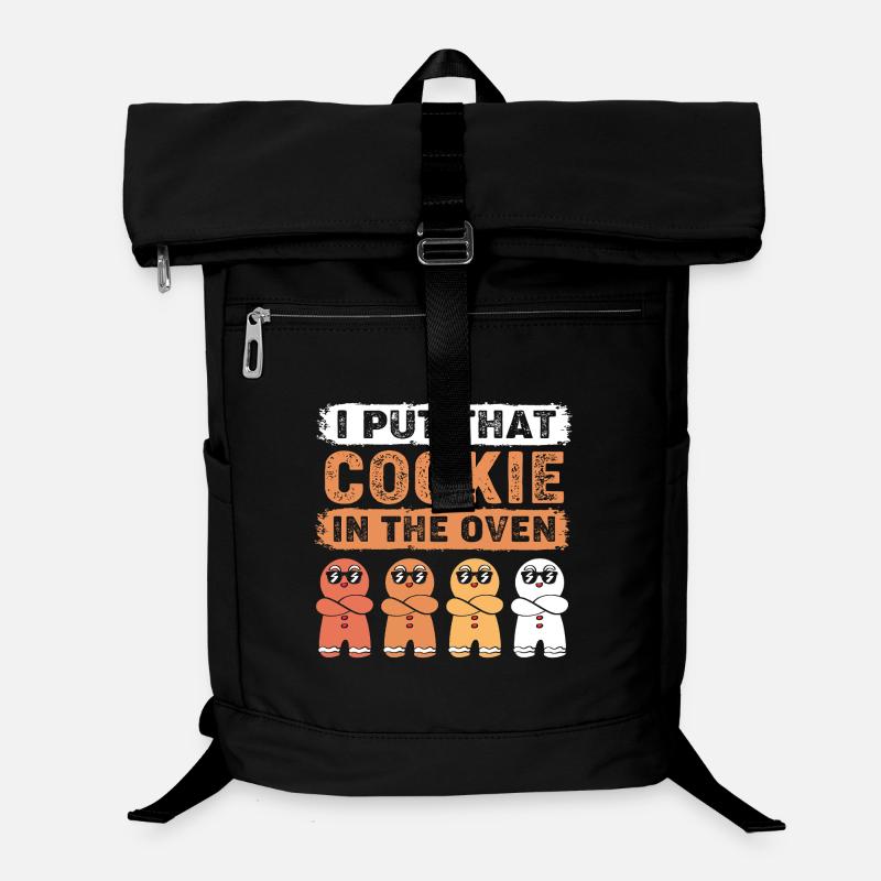 Pregnancy Birth Gingerbread Christmas Laptop Backpack