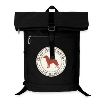 Labrador Retriever Emblem Design - Laptop Backpack - black - Front