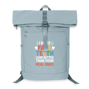 Dental Technician Precision Work  - Laptop Backpack - ice blue - Front