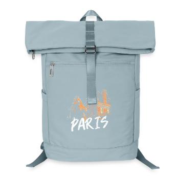 Pariser Architektur und Statue - Laptop-Rucksack  - Eisblau - Vorne