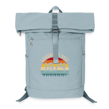 Legendär seit 1974 – Jahrgang 1974 - Laptop-Rucksack  - Eisblau - Vorne