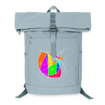 Colored Chaos Sign Art - Laptop Backpack - ice blue - Front