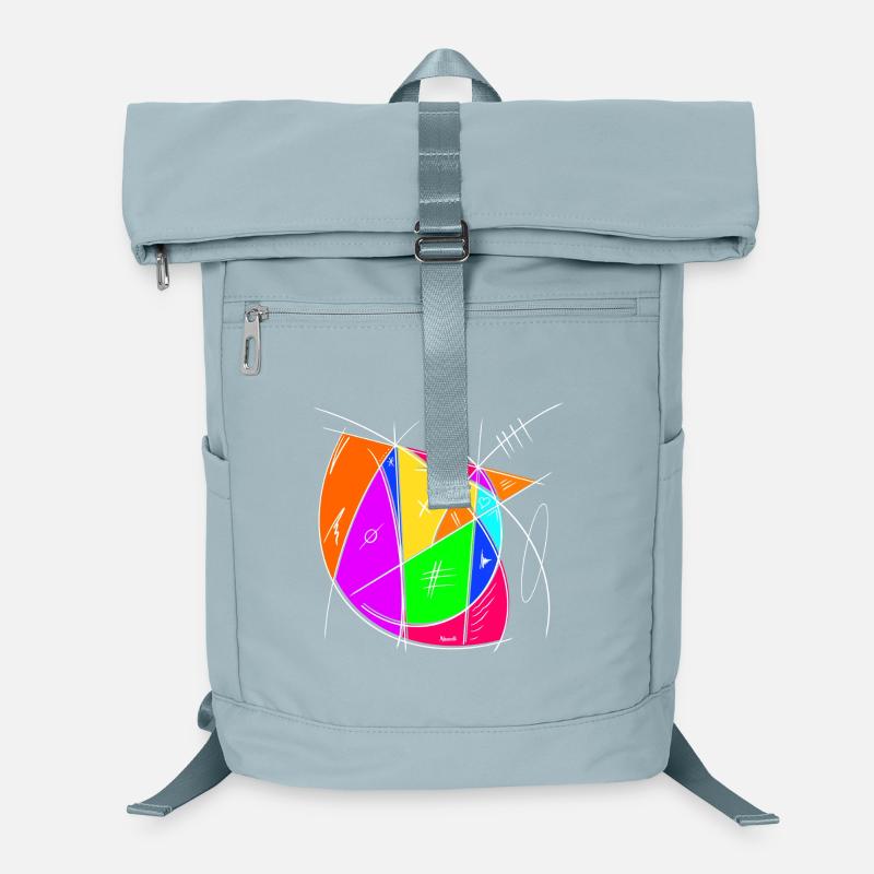 Colored Chaos Sign Art Laptop Backpack