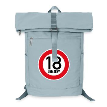 18th Birthday Sexy Shield Tempo 18 and Sexy 18 - Laptop Backpack - ice blue - Front