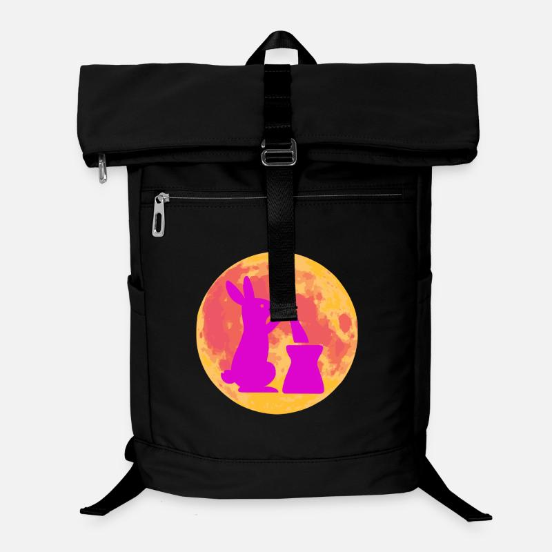 Gâteau de riz Moon Bunny Stomps – Full Moon Design Sac à dos ordinateur