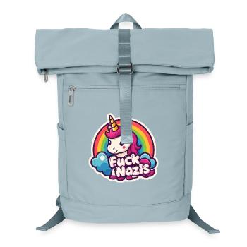 Licorne contre les nazis Licorne arc-en-ciel - Sac à dos ordinateur - bleu glacier - Devant