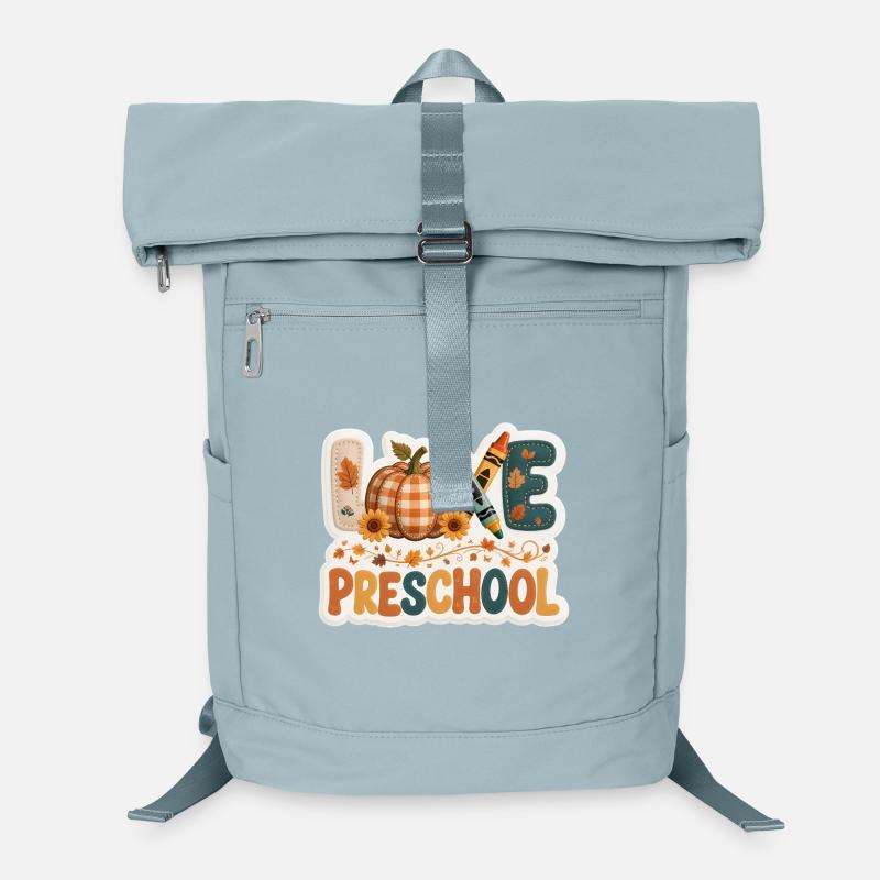Amour Préscolaire Thanksgiving Automne Feuilles Enseignant Sac à dos ordinateur