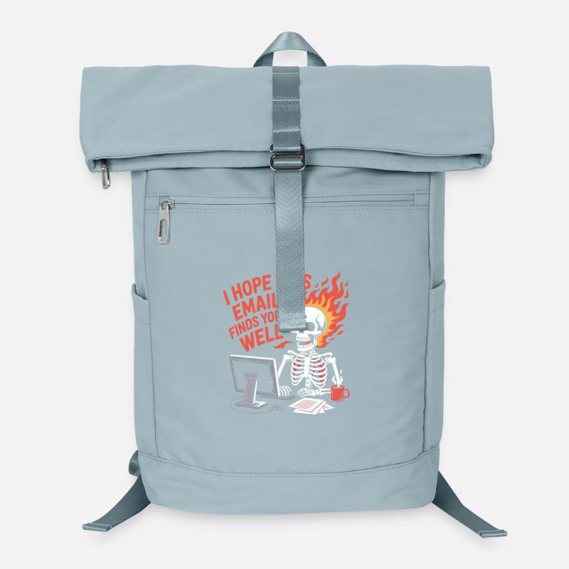 Ich hoffe, diese E-Mail kommt bei dir gut an - Lustiges T-Shirt Laptop-Rucksack 