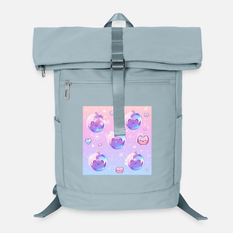 Dreamy Sparkle Pastellkawaii Kugelornamente Laptop-Rucksack 