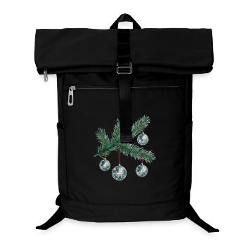 Ornements disco de branche de sapin - Sac à dos ordinateur - noir - Devant