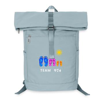 Team 974 savates Summer Sun - Laptop Backpack - ice blue - Front