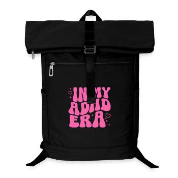 ADHD Design Selfcare Mental Health Achtsamkeit - Laptop-Rucksack  - Schwarz - Vorne