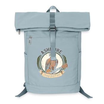 Vintage Skirt Eagle with Guitar - Laptop Backpack - ice blue - Front