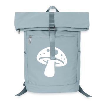 Icône de champignon - Sac à dos ordinateur - bleu glacier - Devant
