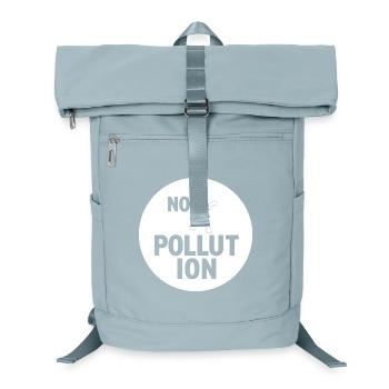 NO POLLUTION - Laptop-Rucksack  - Eisblau - Vorne