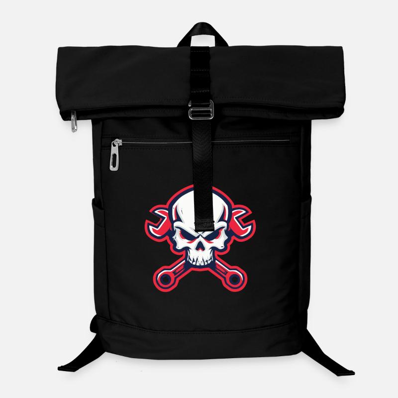 Skull & Wrenches – Für echte Schrauber Laptop-Rucksack 