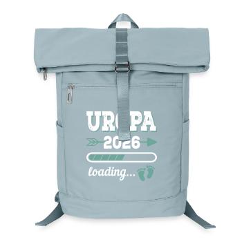 Uropa 2026 Loading Werdender Urgroßvater Geschenk - Laptop-Rucksack  - Eisblau - Vorne