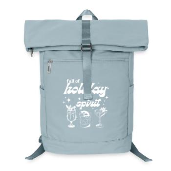 Full Of Holiday Spirit - Laptop Backpack - ice blue - Front