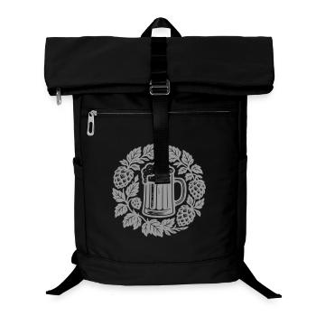 Bier kranz - Laptop Backpack - black - Front