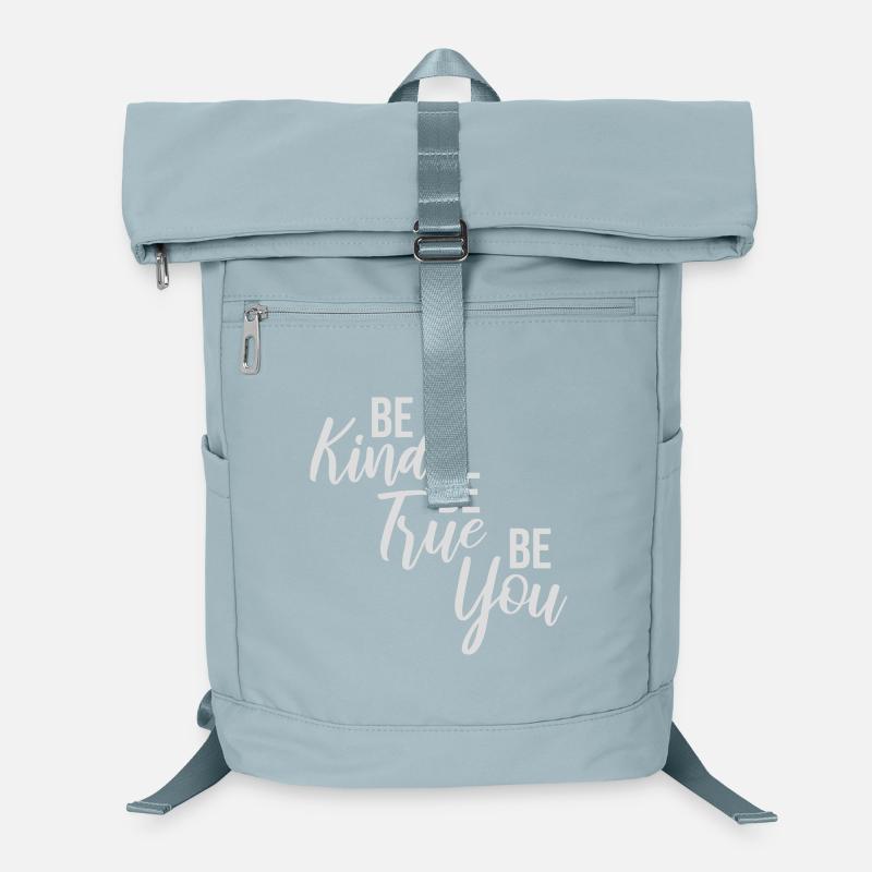 Be Kind Be True Be You Inspirierend Selbstliebe Laptop-Rucksack 