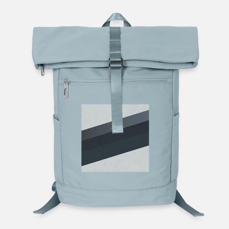 Scandi Geometric Art Grey Sand Laptop Backpack