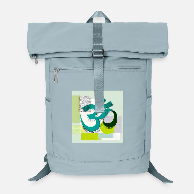 Signe OM moderne – Art abstrait du yoga Sac à dos ordinateur