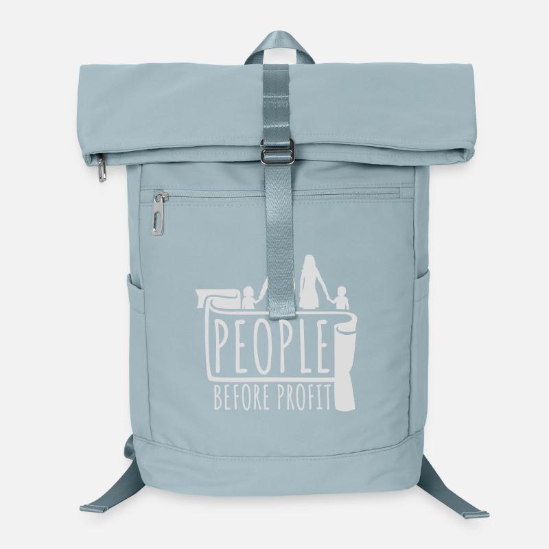 Logo de l’activisme People Before Profit Justice Sac à dos ordinateur