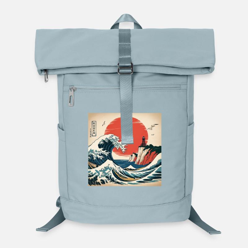 Rügen Baltic Sea Japan Style Laptop Backpack