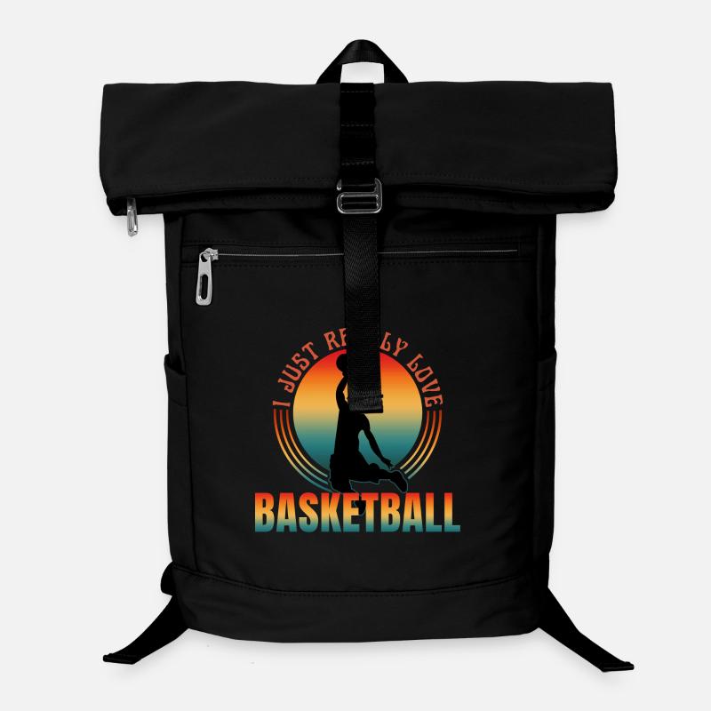 ICH LIEBE BASKETBALL EINFACH WIRKLICH SEHR Laptop-Rucksack 