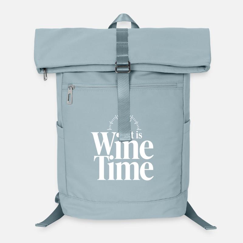 It is Wine Time Lustiger Wein Spruch Laptop-Rucksack 