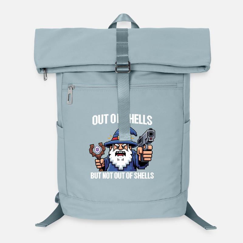 Out of Spells but not out of Shells - Cool Wizard  Laptop Backpack