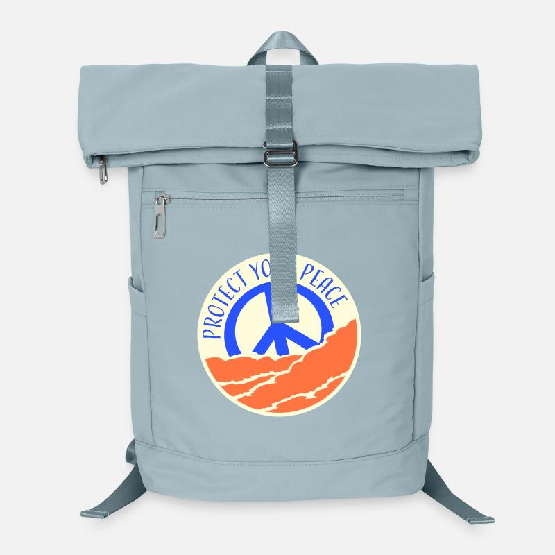 Protect Your Peace Mental Health Mindfulness Laptop Backpack