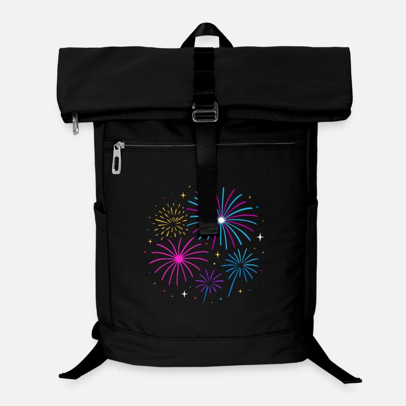 Feux d’artifice Conception du Nouvel An – Bonne année Sac à dos ordinateur