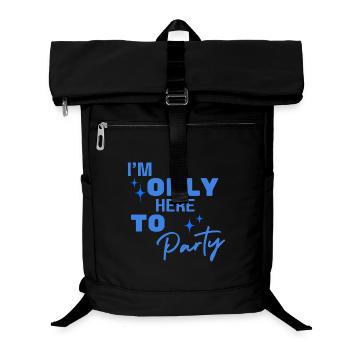 Only Here To Party - Laptop-Rucksack  - Schwarz - Vorne